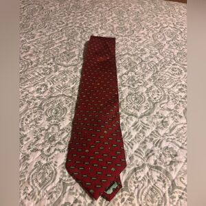 Nola couture Streetcar Raspberry Red men’s tie preowned